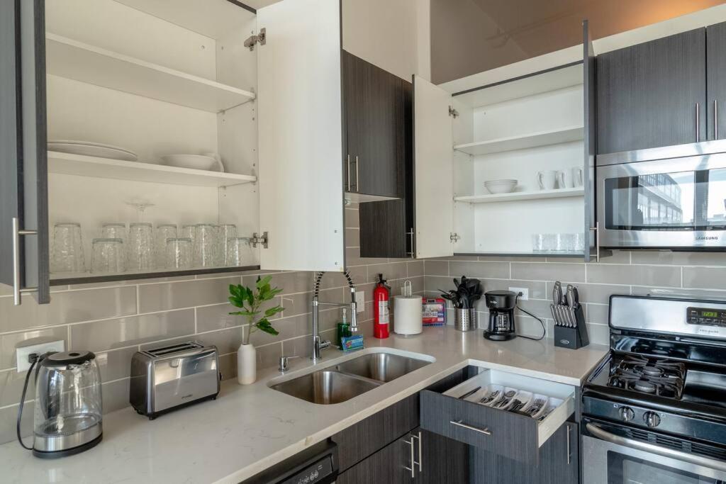 Chicago 2Br Suite Perfect For Convention And Business Trips Near Mccormick Place, Arena, Soldier Field And Grant Park 시카고 외부 사진